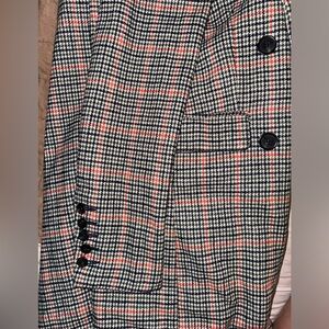 Long Houndstooth Coat